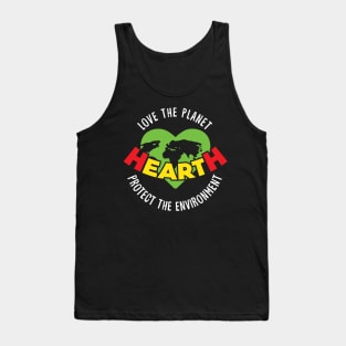 HeartH Love The Planet Protect the Environment Tank Top